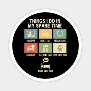 Funny Car Lover Enthusiast Magnet